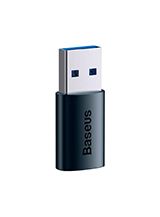 SOMMERUDSALG - Baseus - Ingeniør USB-A til USB-C Adapter OTG - Blå