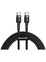 Baseus - Cafule PD2.0 60W Flash Opladning USB Type-C Kabel - Grå+Sort 2m