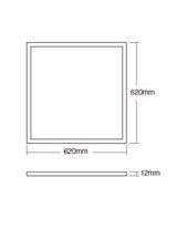 Miboxer - LED Panel - Firkantet - 620x620mm - 40W - RGB-CCT - 2.4GHz RF
