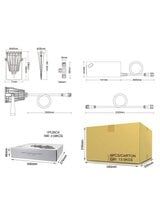 Miboxer - Have Lampe - 6W - RGB-CCT - Sæt 3 stk - WiFi - 2.4GHz RF