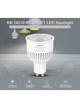 Miboxer - LED Pære GU10 - 6W - RGB-CCT - 550lm - 2.4GHz RF