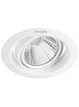 Philips Indbygningsspot - Pomeron - SceneSwitch - 3W - 4000K - Hvid