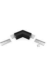 Vinkel til LED Profil LINEA20 - 120° - Sort