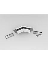 Vinkel til LED Profil LINEA20 - 135° - Hvid