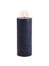 SOMMERUDSALG - Uyuni - LED Bloklys - Dark Blue - Rustic - 7,8x20,3 cm