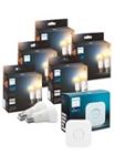 Philips Hue E27 White Ambiance - 10-pak + Bridge