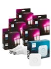 Philips Hue E27 Color - 10-pak + Bridge