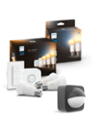 E27 - Philips Hue WA Starter Kit + E27 WA 2-pak + Outdoor motion sensor