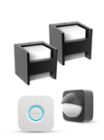 Philips Hue Fuzo Væglampe - Up/down - 2-pak + Outdoor motion sensor + bridge