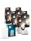 Philips Hue White LED spot - GU10 - 10-pak + dimmer switch
