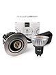 HiluX D10 Alu indendørs inkl. HiluX R6 LED spot - 2700K CRI99