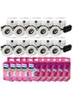 10 x HiluX D10 Indendørs Spot - Hvid inkl. 10 x Philips GU10 - 2700K - 355lm