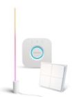 Philips Hue Gradient Gulvlampe - Hvid + Hue Bridge + Lightbee