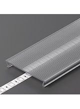 Cover til LED Profil - C10 - Click - 2m - Bred lysspredning
