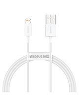 Baseus - superior Serie Kabel USB til Lightning, 2.4A, 1m (hvid)