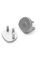 Endestykker til PEN8 - Sølv - 20 stk