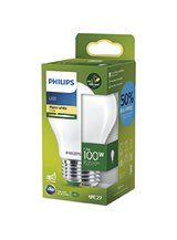 E27 - Philips LED Pære - 7.3W - 1535lm - 2700K - Mat - A-lyskilde