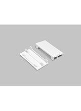 Endestykker til LOWI - Hvid - 2 stk