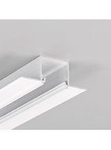 LED Profil LINEA-IN20 TRIMLESS - 4m - Hvid