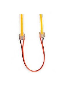 Dobbelt SmartClip til 10mm COB LED Bånd m. 15cm ledning - 5-pak