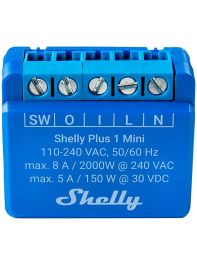 Shelly - Plus 1 Mini (Gen3) - Wi-Fi Relæ... | LEDpaerer.dk